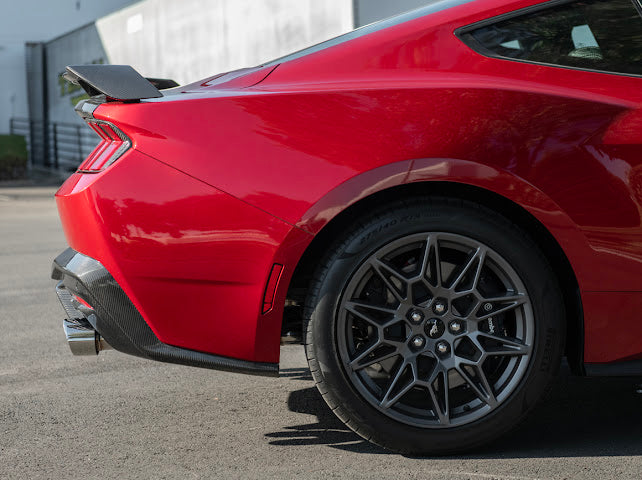 2024-Up Ford Mustang S650 | GT Style CARBON FIBER Rear Bumper Diffuser