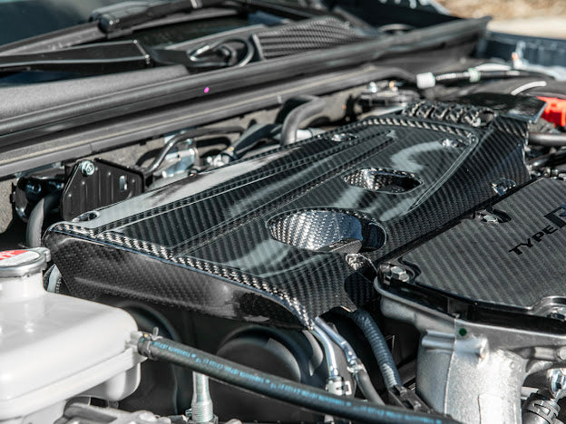 2017+ HONDA CIVIC FK8 & FL5 TYPE-R | JDM FACTORY STYLE CARBON FIBER ENGINE VALVE COVER