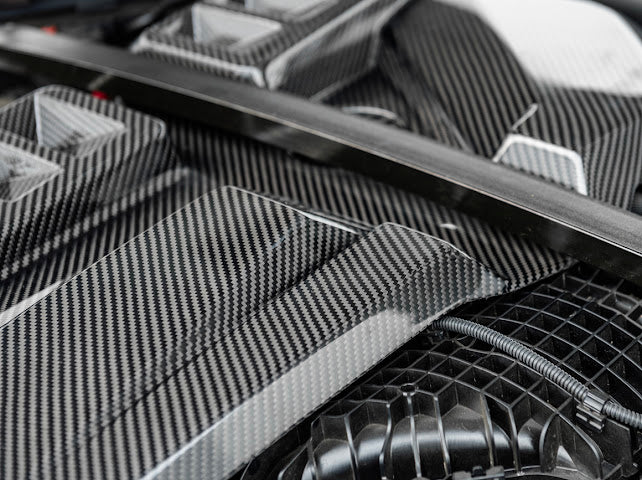 2023-UP BMW G87 M2 | Factory Style Carbon Fiber Front Engine Cover Replacement