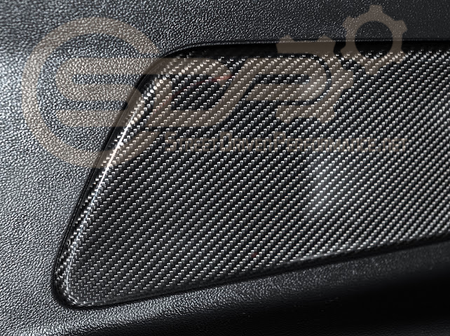 2015-2023 FORD MUSTANG S550 |CARBON FIBER REAR SEAT DECORATIVE BOARD PANEL COVER