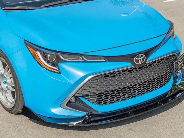 2019-UP TOYOTA COROLLA HATCHBACK | JDM PERFORMANCE PACKAGE FRONT SPLITTER LIP GROUND EFFECTS