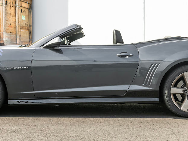 2010-2015 5TH GEN CAMARO ZL1 PACKAGE SIDE SKIRTS ROCKER PANEL EXTENSION GROUND EFFECTS