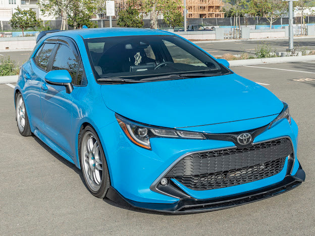 2019-UP TOYOTA COROLLA HATCHBACK | JDM PERFORMANCE PACKAGE FRONT SPLITTER LIP GROUND EFFECTS