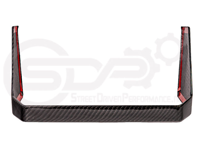 2024-Up Tesla Cybertruck | Interior DRY Carbon Fiber Rear Display Lower Trim Cover