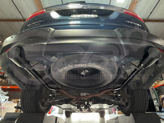 2019-PRESENT SUBARU ASCENT | MUFFLER DELETE AXLE BACK EXHAUST (CHROME OR BURNT BLUE TIPS)