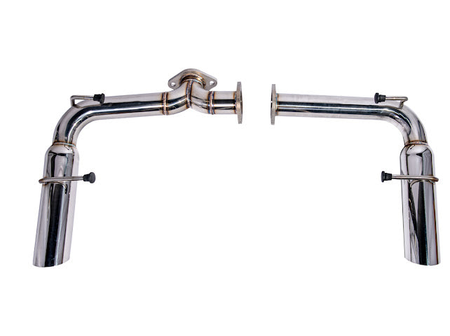 2022-PRESENT TOYOTA GR86 & SUBARU BRZ | MUFFLER DELETE BURNT TIP AXLE BACK EXHAUST (CHROME OR BURNT BLUE TIPS)