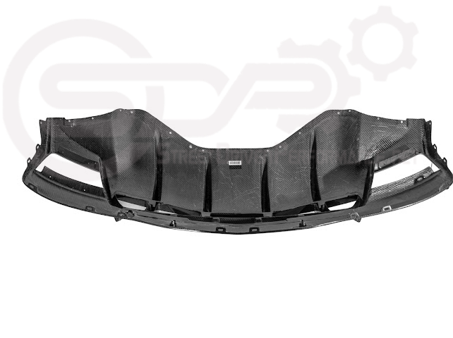 2020-UP CORVETTE C8 | CARBON FIBER REAR BUMPER DIFFUSER QUAD EXIT