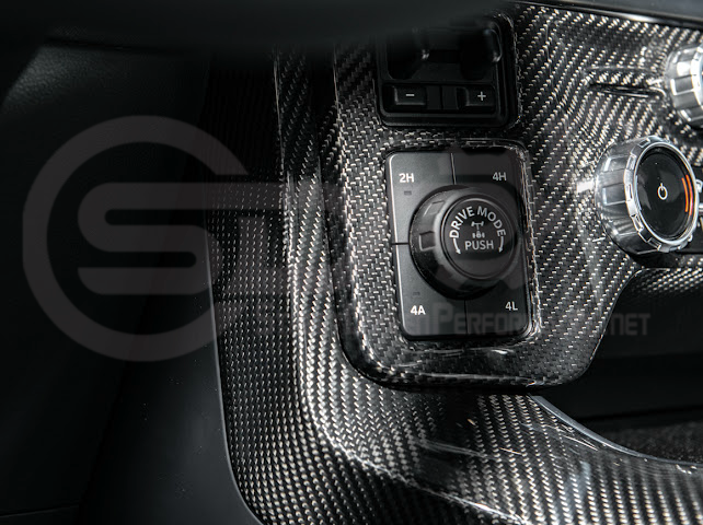 2021-UP FORD F-150 | FACTORY STYLE CARBON FIBER CENTER AC RADIO CONTROL PANEL COVER