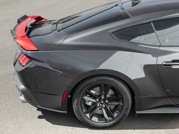 2024-Up Ford Mustang S650 | CARBON FIBER GT Performance Wing Rear Gurney Flap Spoiler *ADD-ON*