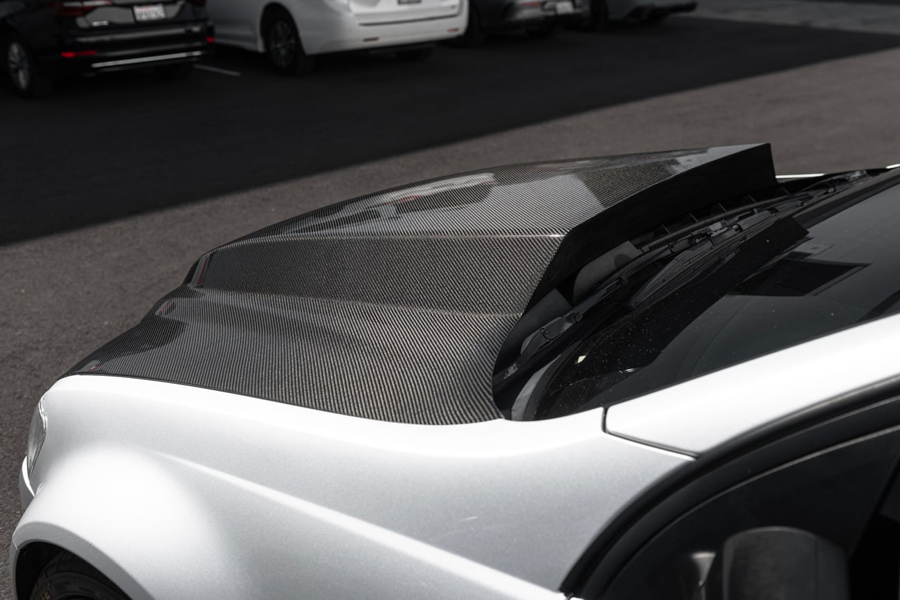 2008-2009 PONTIAC G8 CARBON FIBER FRONT COWL HOOD