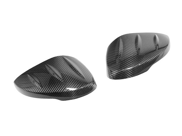 2023+ Acura Integra & 2022+ Honda Civic | JDM Mugen Style CARBON FIBER Side Mirror Covers Cap Replacement Clip-On (Pair)