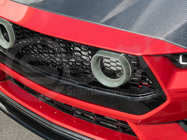 2024-UP FORD MUSTANG ECOBOOST & GT | GTV STYLE FRONT UPPER GRILLE LED AIR INTAKES