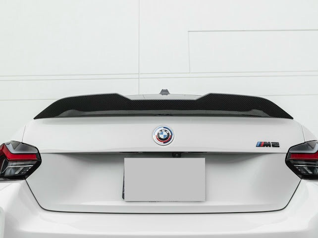 2023-Up BMW G87 M2 | M-Performance Style Carbon Fiber Rear Trunk Spoiler Wing