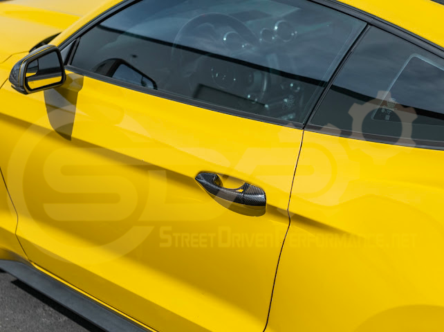 2015-2023 FORD MUSTANG S550 | CARBON FIBER OUTER DOOR HANDLE COVER SET PAIR