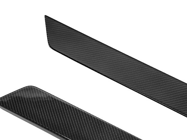 2020-UP CORVETTE C8 | CARBON FIBER SIDE DOOR SILL PLATE STRIP COVERS PANELS