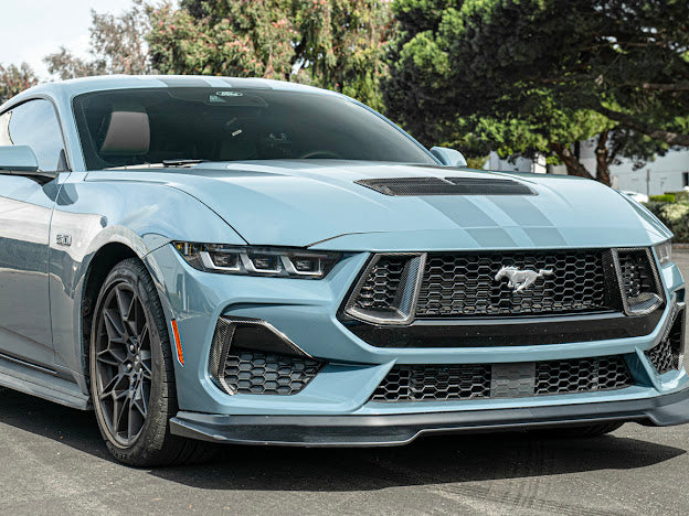 2024-UP FORD MUSTANG S650 | FRONT UPPER & LOWER SIDE GRILLE INSERTS PAIR