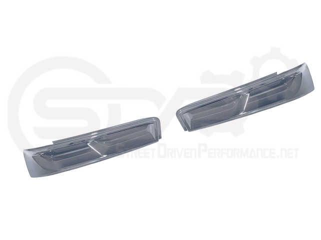 2016-2018 CHEVROLET CAMARO | SMOKE TINTED REAR TAIL LIGHT TRIM BEZEL COVER PAIR