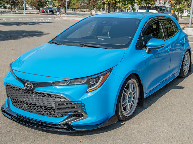 2019-UP TOYOTA COROLLA HATCHBACK | JDM PERFORMANCE PACKAGE FRONT SPLITTER LIP GROUND EFFECTS