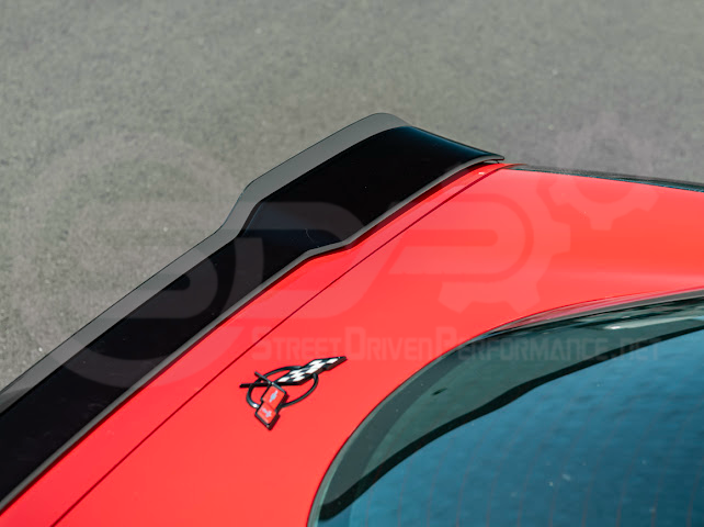 1997-2004 Chevrolet Corvette C5 | ZR1 Extended Style GLOSSY BLACK Rear Trunk Lid Wickerbill Spoiler Wing