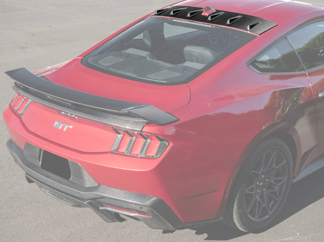 2024+ FORD MUSTANG S650 COUPE |   CARBON FIBER REAR ROOF WING SPOILER