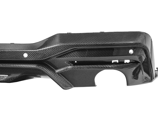 2024-Up Ford Mustang S650 | GT Style CARBON FIBER Rear Bumper Diffuser