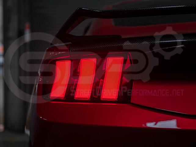 2024-Up Ford Mustang S650 | EURO Style Sequential Signal LED Clear Lenses Rear Taillights Pair