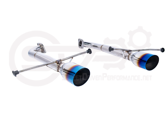 2019-PRESENT SUBARU ASCENT | MUFFLER DELETE AXLE BACK EXHAUST (CHROME OR BURNT BLUE TIPS)