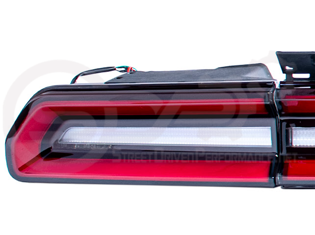 2008-2014 DODGE CHALLENGER | FACELIFTED SEQUENTIAL SIGNAL LED CLEA REAR TAILLIGHTS (PAIR)