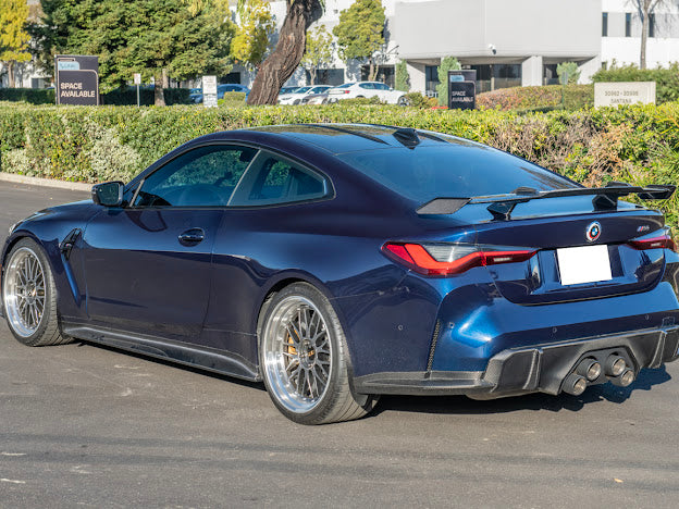 2021-UP BMW G82 / G83 M4 | HIGH KICK GT PACKAGE CARBON FIBER HIGH KICK REAR TRUNK SPOILER WING