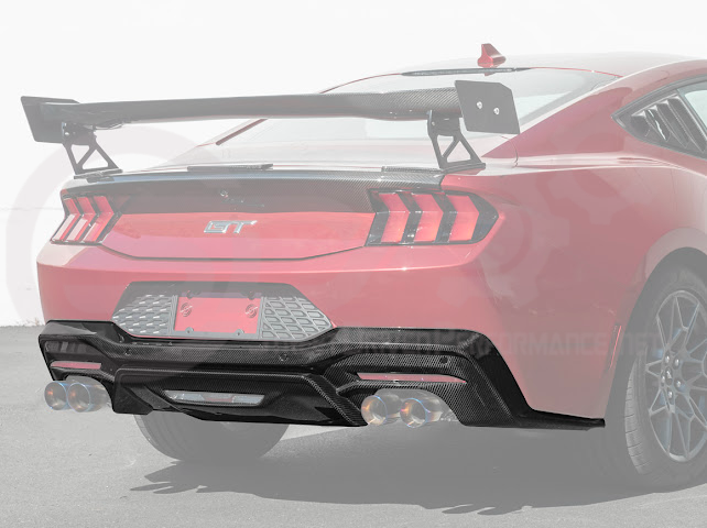 2024+ FORD MUSTANG S650 |  VERSION 2 PACKAGE REAR BUMPER DIFFUSER