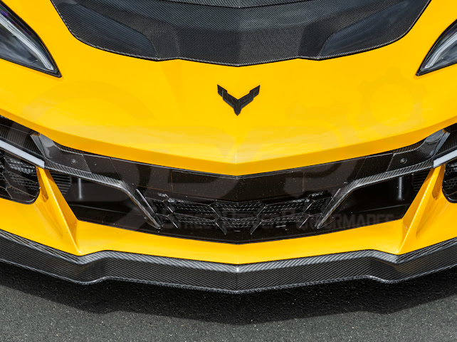 2023+ CHEVROLET CORVETTE C8 Z06 | CARBON FIBER SEQUENTIAL LED DRL LIGHT BAR BEZEL INSERT