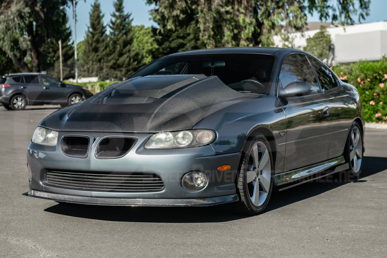2004-2006 PONTIAC GTO | ZR1 STYLE CARBON FIBER FRONT VENTED COWL HOOD