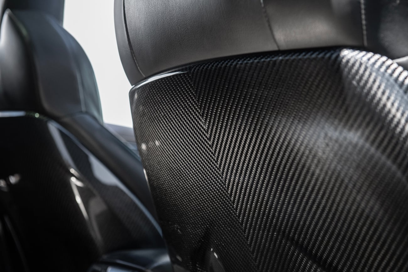 2009-2015 Cadillac CTS/CTS-V V2 CARBON FIBER SEAT BACK PANEL COVER REPLACEMENT PAIR