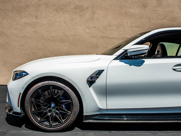 2021-Up BMW G80 M3 & G82 / G83 M4 | Factory Style CARBON FIBER Side Fender Vent Trim Cover (Pair)