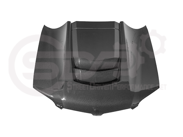 2008-2009 PONTIAC G8 CARBON FIBER ZR1 STYLE FRONT VENTED COWL HOOD