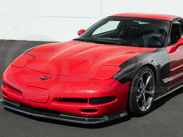 1997-2004 CHEVROLET CORVETTE C5 PERFORMANCE FRONT SPLITTER LIP GROUND EFFECTS