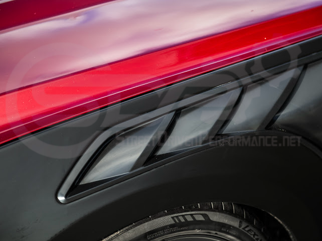 2015-2017 FORD MUSTANG S550 | GTD STYLE PRIMED BLACK FRONT SIDE VENTED FENDERS