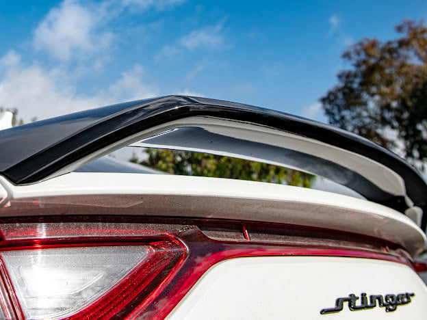 2018-Up Kia Stinger Scorpion GT Style GLOSSY BLACK Rear Trunk Lid Wing Spoiler