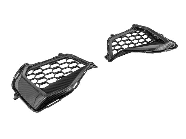 2024-Up Mustang GT S650 | CARBON FIBER Front Side Grille Insert Replacement Pair