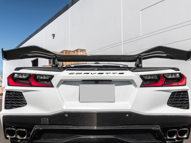 2020-UP CORVETTE C8 | Z06 CONVERSION REAR HIGH WING SPOILER