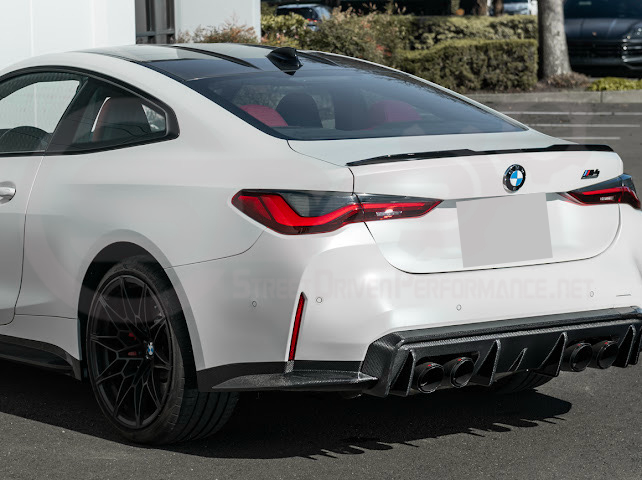 2021-PRESENT BMW G82/G83 M4 | 3D STYLE CARBON FIBER REPLACEMENT 3PCS REAR DIFFUSER APRON