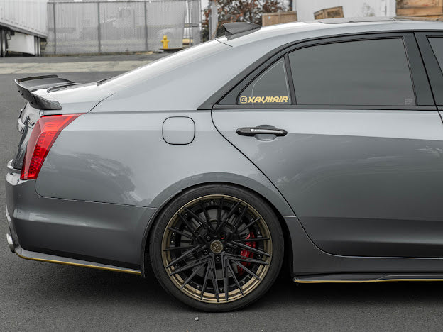 2016-2019 Cadillac CTS-V V3 | FULL CARBON FIBER Rear Trunk Lid Wing Wickerbill Spoiler