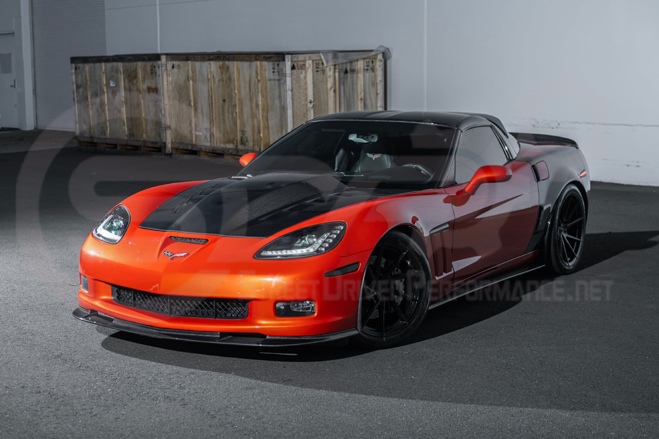 2005-2013 CHEVROLET CORVETTE C6 | SDP PERFORMANCE STYLE CARBON FIBER VENTED COWL HOOD