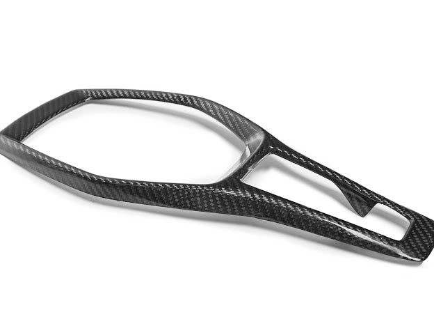 2016+ 6TH GEN CAMARO CARBON FIBER CENTER CONSOLE GEAR SHIFT PANEL COVER