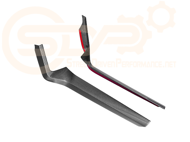 2021-UP FORD F-150 | FACTORY STYLE CARBON FIBER CENTER CONSOLE SIDE PANELS TRIM COVER PAIR