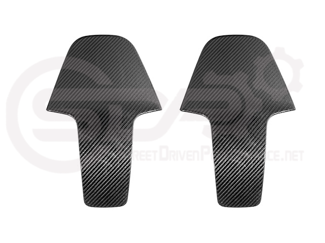 2021+ BMW G87 G80 G82/G83 M2 M3 M4 | DRY CARBON FIBER TAPE-ON FULL SEAT BACK HEADREST COVER PAIR