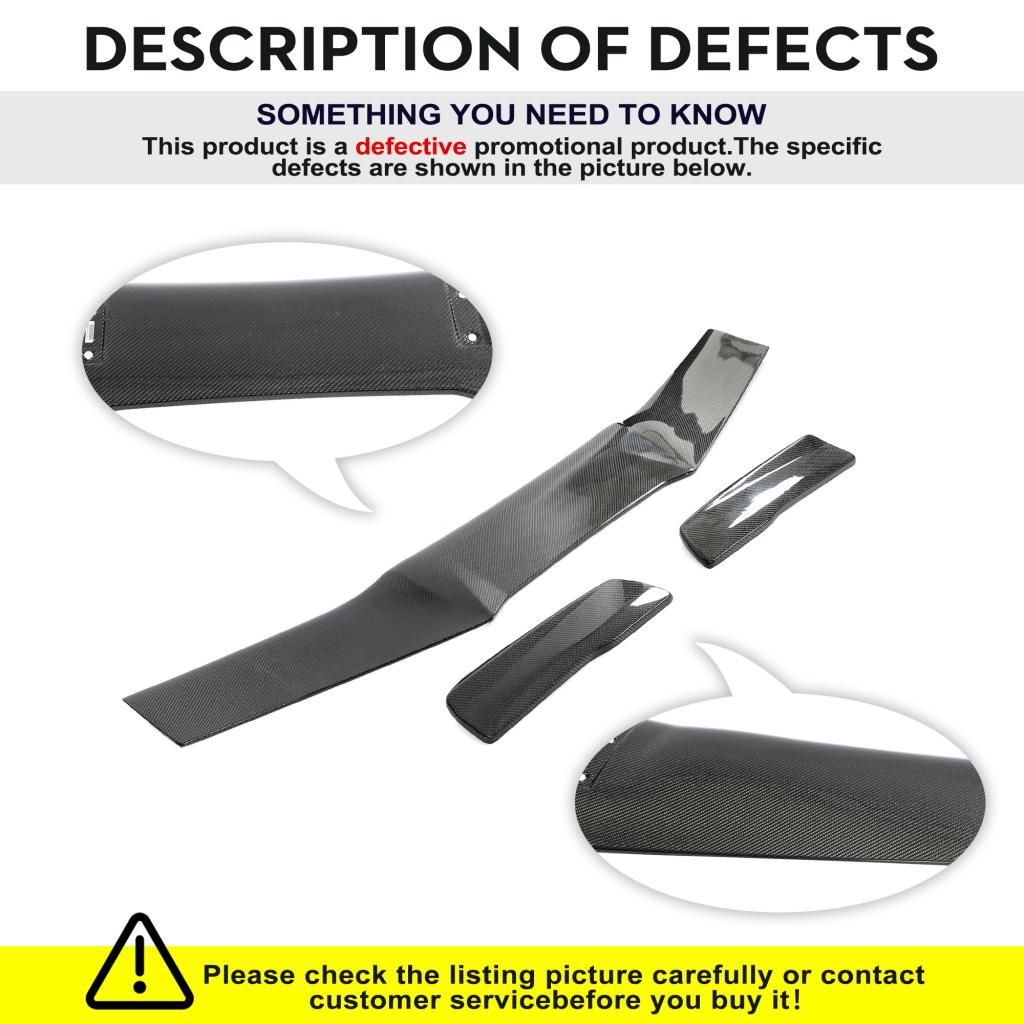 *BLEMISHED-DISCOUNTED* 2014-2019 C7 Corvette - Carbon Fiber "ZR1 Conversion" High Rear Spoiler / Wing Package