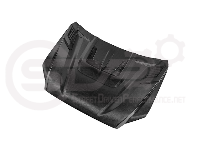 2022-UP TOYOTA TUNDRA | SDP CARBON FIBER FRONT VENTED HOOD WITH SIDE VENTS