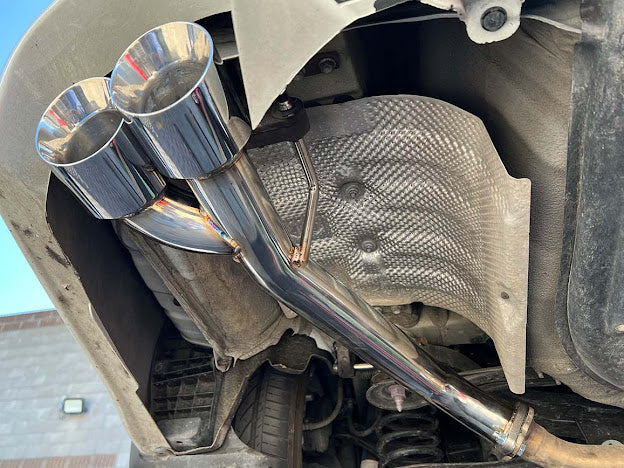 2018-2024 TOYOTA CAMRY |MUFFLER DELETE AXLE BACK EXHAUST WITH QUAD CHROME TIPS