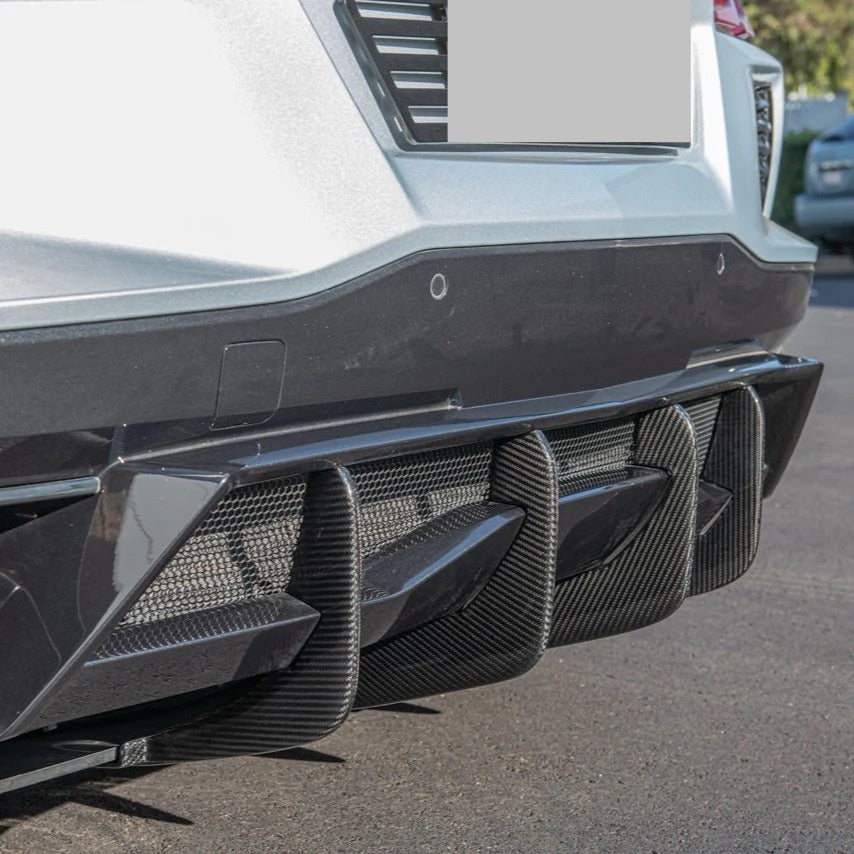 2020+ CORVETTE C8 Z51 REAR LOWER DIFFUSER FINS *ADD-ON*